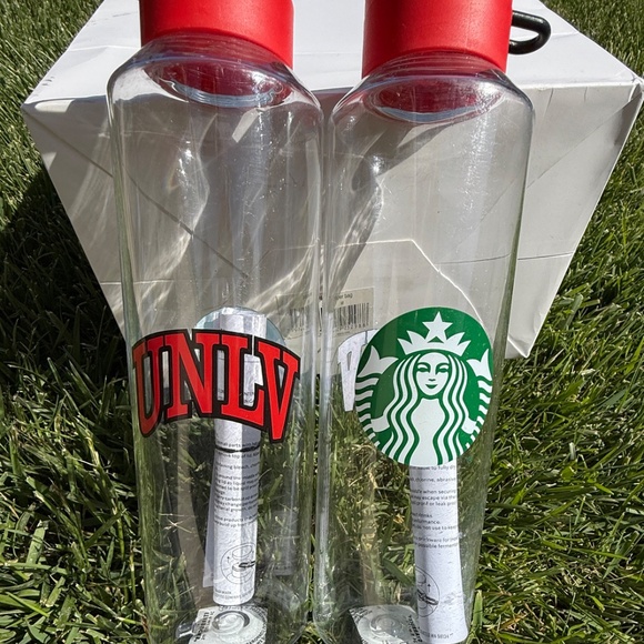 New 2022 Starbucks UNLV rebels plastic Water Bottle college (2), you get both - Picture 7 of 8